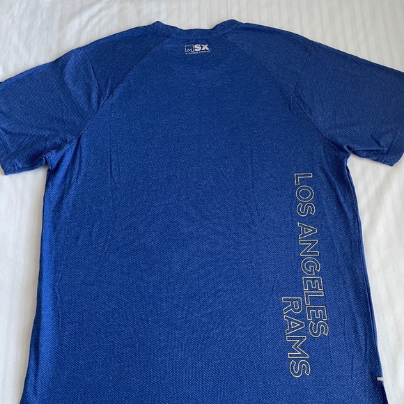 MSX Michael Strahan NFL Los Angeles Rams Mens T-Shirt Size Large Blue - Picture 6 of 11